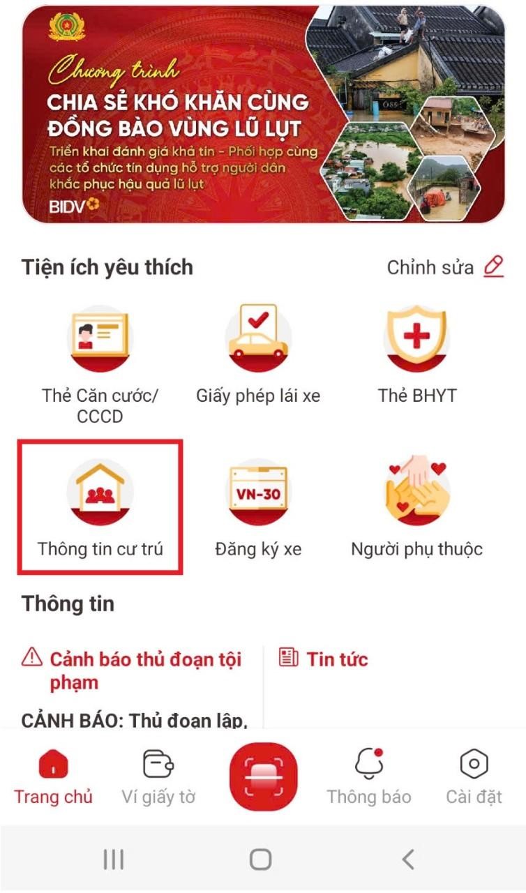 tra cuu ho khau dien tu tai vneid 2