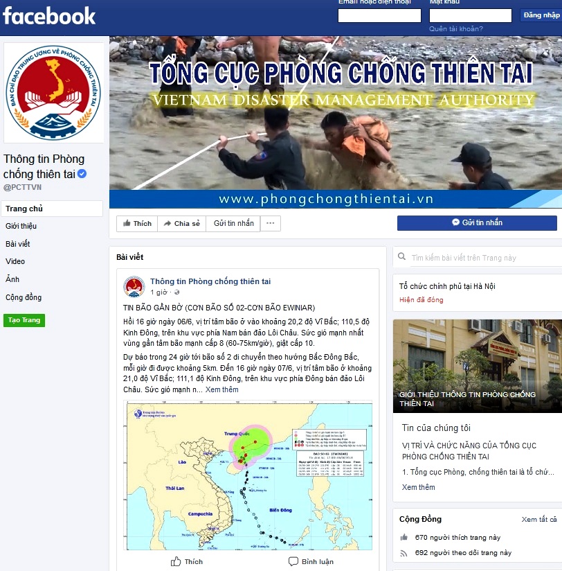 trang web phong chong thien tai