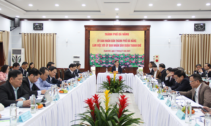 ubnd thanh pho lam viec voi quan thanh khe