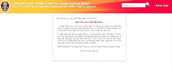 ung dung tra cuu vi pham giao thong